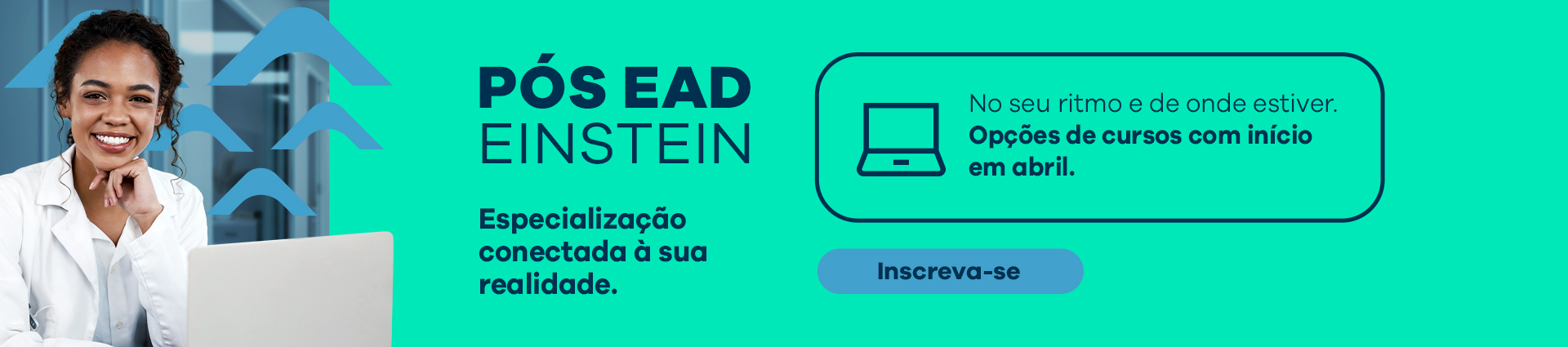 Pós-graduação EAD Ensino Einstein - Inscreva-se (Inicio Abril)